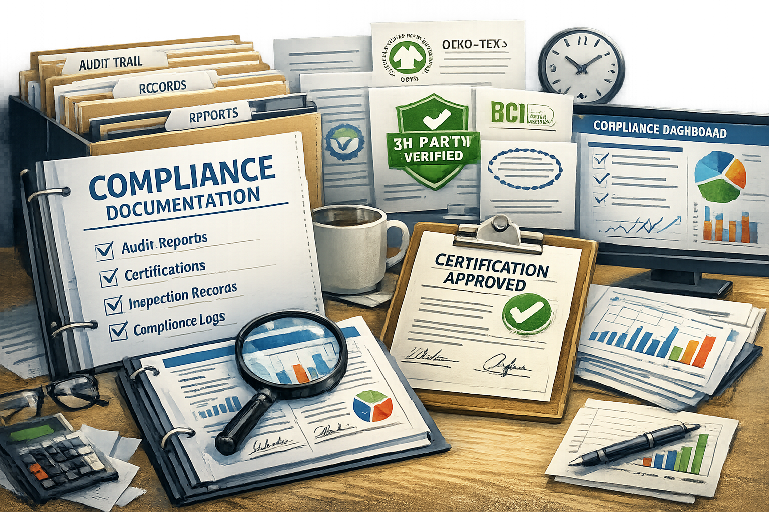 Compliance Documentation - Audit reports, certifications, and inspection records